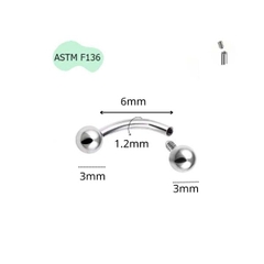 Khuyên đa năng Titan ren trong - Phù hợp nhiều vị trí