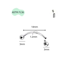 Khuyên đa năng Titan ren trong - Phù hợp nhiều vị trí