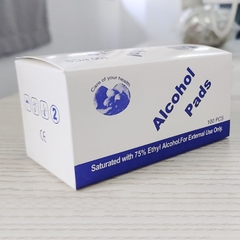 (Giá bán 1 hộp 100 PCS) Bông tẩm cồn giá rẻ, chất lượng