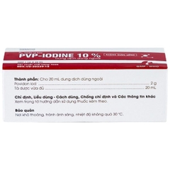 Cồn đỏ PVP-IODINE 10% sát khuẩn, vệ sinh lỗ xỏ