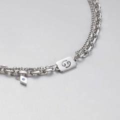 Dây chuyền cho nam giới sợi kép - 50 + 5cm