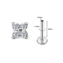 Hoa tai 4 cánh mini dễ thương (màu mới)