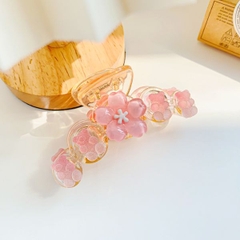 Kẹp tóc gấu hồng cho bạn nữ - 10cm