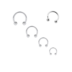 Khuyên chữ U titanium có 3 size - U-SHAPED EARRINGS