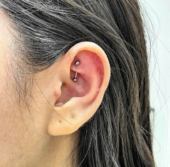 Khuyên cơ bản cho nhiều vị trí - Ren ngoài - TITAN - 2 SIZE