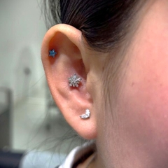 Khuyên hoa tuyết trắng / Hợp kim