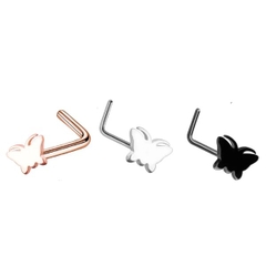 Khuyên mũi - khuyên tai Tragus hình con bướm
