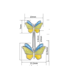 Khuyên rốn basic hình con bướm - Hàng chất lượng cao