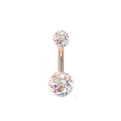 Khuyên rốn đính đá RUBY BLINK - 20 màu