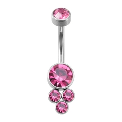 Khuyên rốn Ruby thời trang - 6 màu