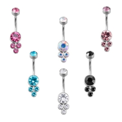Khuyên rốn Ruby thời trang - 6 màu