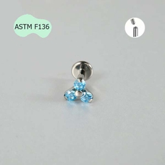 Khuyên tai bông hoa nhỏ dễ thương - Có 3 màu