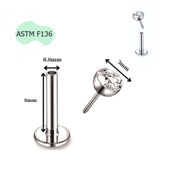 Khuyên cơ bản Titan đeo được nhiều vị trí - Có 6 size