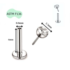 Khuyên cơ bản Titan đeo được nhiều vị trí - Có 6 size