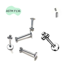 Khuyên tai Titan 3 bi mini cơ bản - Chất lượng tốt