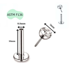 Khuyên cơ bản Titan đeo được nhiều vị trí - Có 6 size
