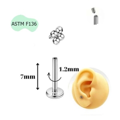 Khuyên cơ bản titan có 4 size - 4 BI MINI