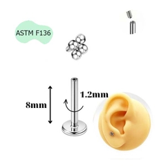 Khuyên cơ bản titan có 4 size - 4 BI MINI