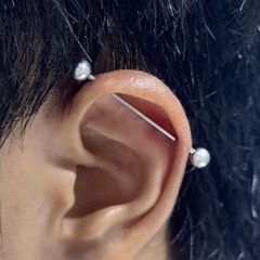 Titanium / Khuyên tai Industrial - 3 size