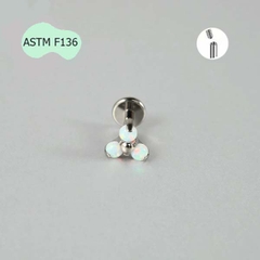 Khuyên tai bông hoa nhỏ dễ thương - Có 3 màu