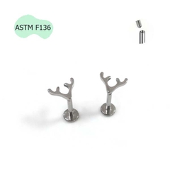 Khuyên tai Titanium sừng hươu - Hàng chất lượng