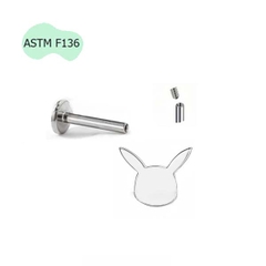 Khuyên tai Pikachu hoạt hình dễ thương - TITANIUM