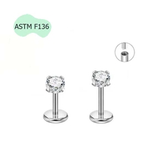 Khuyên Titan chốt nội thân mỏng, phù hợp nhiều vị trí