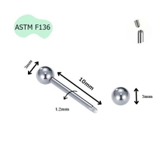 Khuyên đa năng đeo được nhiều vị trí - Có 4 size