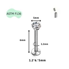 KHUYÊN TAI TITANIUM REN TRONG