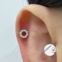 Khuyên tai Blink Circle / Hợp kim