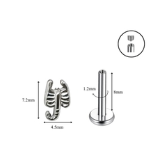 Titanium / ok365 bọ cạp 1.2*8mm
