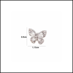 Khuyên tai Butterfly - Hợp kim