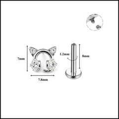 Titanium / ok365 Cat Headphones - 2 màu 1.2*8mm