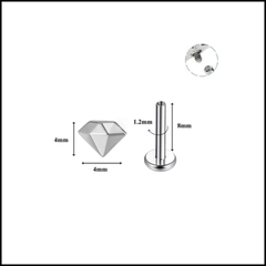 Titanium / ok365 Diamond 1.2*8mm