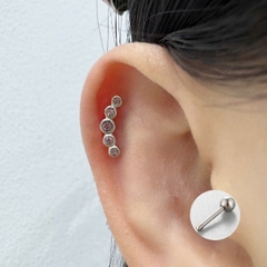 Khuyên tai ngọc Peridot thời trang 6 màu - Khuyên tai đẹp