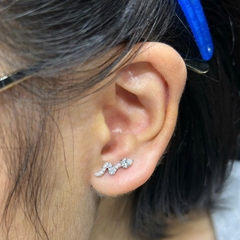 Titanium / ok365 Snake đá trắng 1.2*8mm