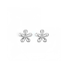 Khuyên titan hoa cúc dễ thương - 1.2*10mm