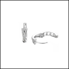 Khuyên tròn đá - Hợp kim/10mm