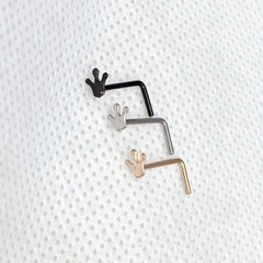 Khuyên mũi - khuyên tai Tragus hình vương miệng