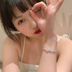 Hợp kim / Lắc tay nơ lấp lánh