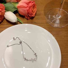 Hợp kim / Lắc tay nơ lấp lánh