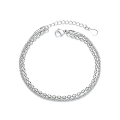 Lắc tay nữ hai lớp Jessica basic - Thời trang Hàn Quốc