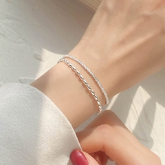 Lắc tay nữ hai lớp Jessica basic - Thời trang Hàn Quốc