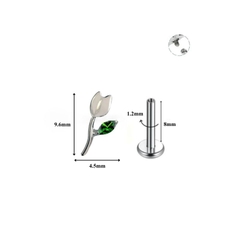 Titanium / Little Tulip - 1.2*8mm - 2 màu