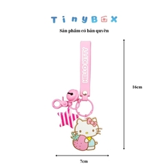 Móc khóa cao su Hello Kitty