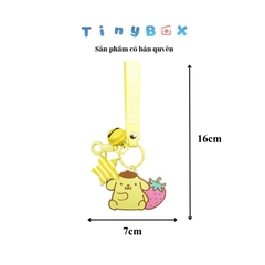 Móc khóa cao su Pompompurin chính hãng