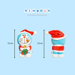 Móc khóa thú bông Doraemon giáng sinh 2024