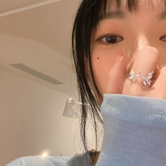 Nhẫn nữ bướm xinh / hợp kim