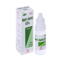 Natri clorid - 10ml - Dung dịch vệ sinh lỗ xỏ tiết kiệm