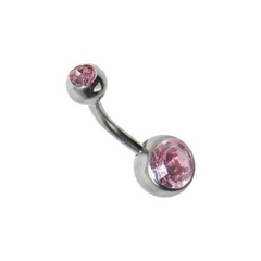 Khuyên rốn đính đá RUBY BLINK - 20 màu